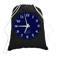 Polish Tv Retro Clock Ident Drawstring Bags | Artistshot