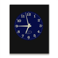 Polish Tv Retro Clock Ident Metal Print Vertical | Artistshot