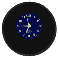 Polish Tv Retro Clock Ident Round Patch | Artistshot