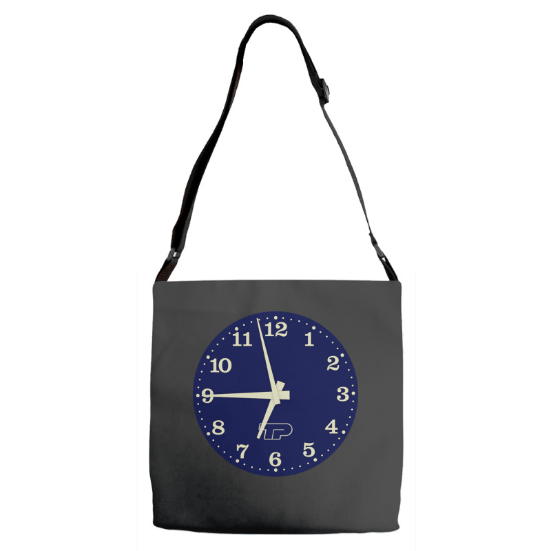 Polish Tv Retro Clock Ident Adjustable Strap Totes | Artistshot