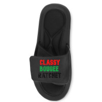 Womens Classy Black Girl Magic  Women September Melanin Poppin Slide Sandal | Artistshot