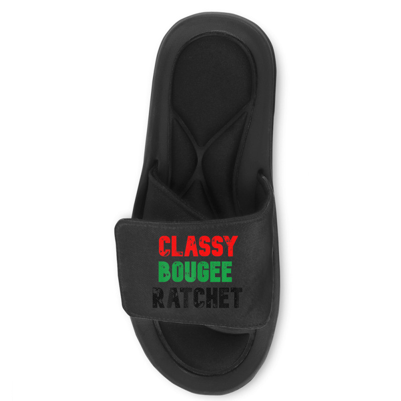 Womens Classy Black Girl Magic  Women September Melanin Poppin Slide Sandal | Artistshot