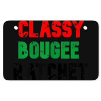 Womens Classy Black Girl Magic  Women September Melanin Poppin Atv License Plate | Artistshot