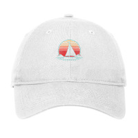 Sailing Retro Vintage Sailor 80s Style Sailboat Adjustable Cap | Artistshot