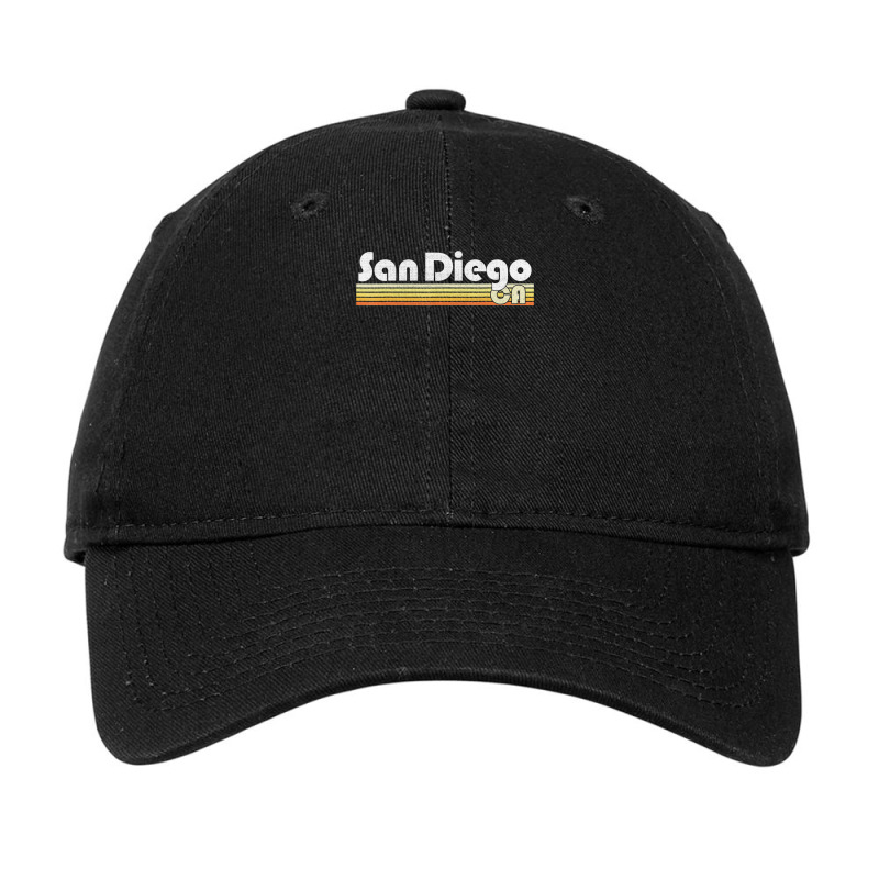 San Diego California Retro Style City Vintage Pride 70s 80s Adjustable Cap | Artistshot