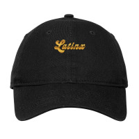 Latinx Original Retro Style Design Gift Adjustable Cap | Artistshot