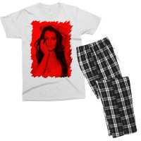 Lindsay Lohan  Celebrity (extra Zoom) Men's T-shirt Pajama Set | Artistshot