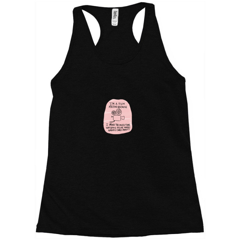 Film Major Slander Racerback Tank by NicholetteJeanHastings | Artistshot