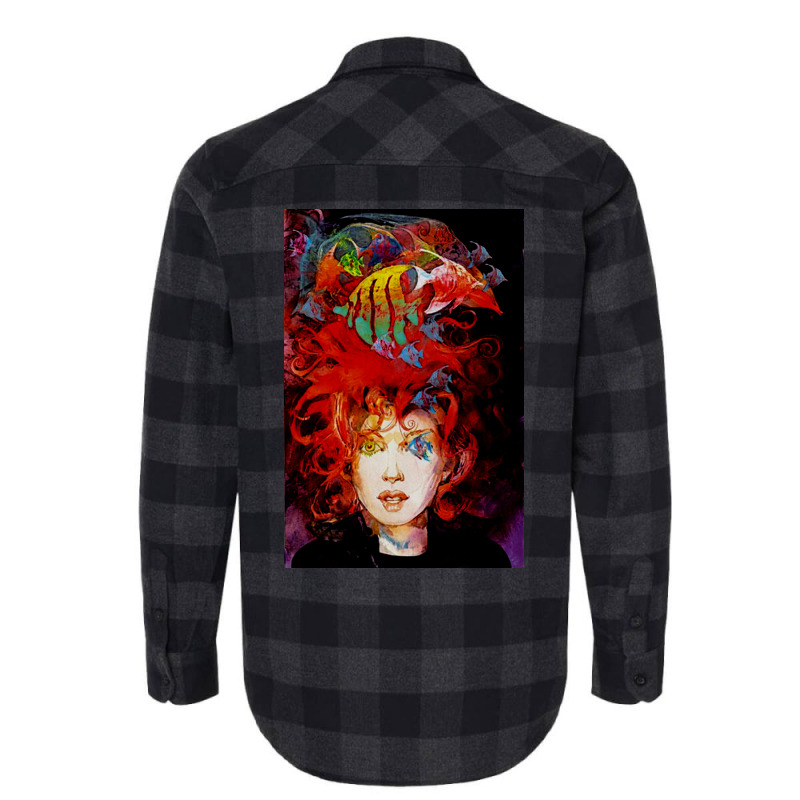 The Sandman Delirium Poster Flannel Shirt | Artistshot