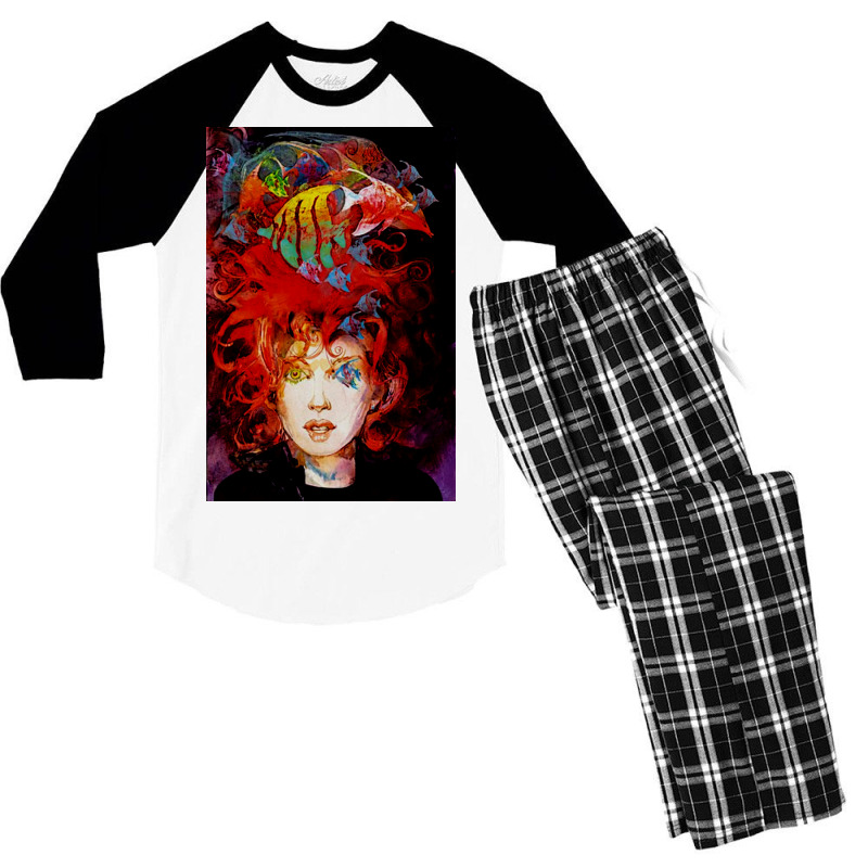 The Sandman Delirium Poster Men's 3/4 Sleeve Pajama Set | Artistshot