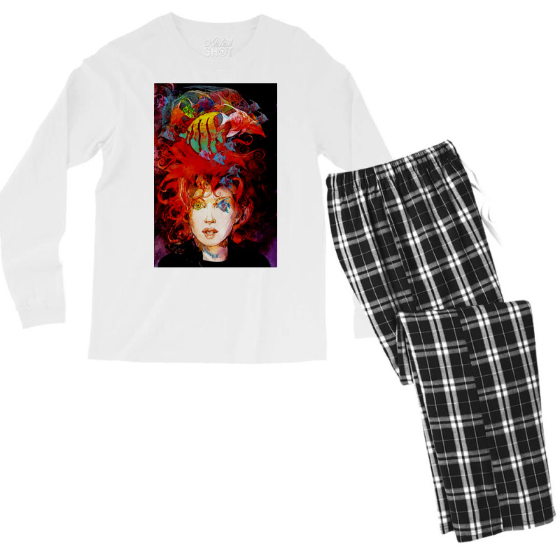 The Sandman Delirium Poster Men's Long Sleeve Pajama Set | Artistshot