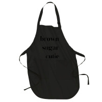 Brown Sugar Cutie Melanin  Afro Girl Womens Full-length Apron | Artistshot