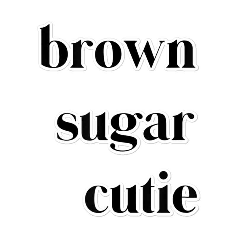 Brown Sugar Cutie Melanin  Afro Girl Womens Sticker | Artistshot