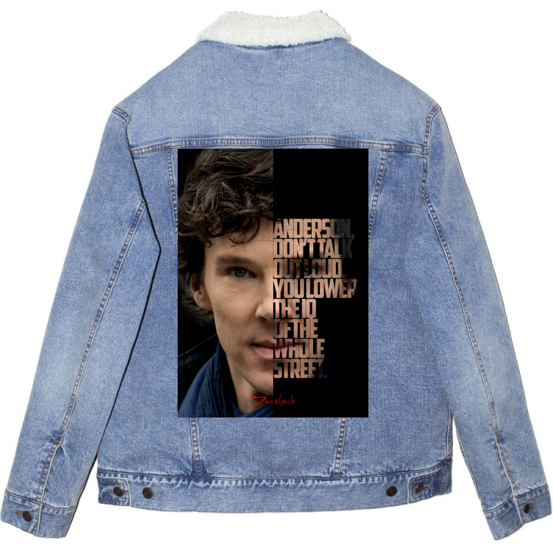 Tv Show Quote Poster Tumblr Unisex Sherpa-lined Denim Jacket | Artistshot