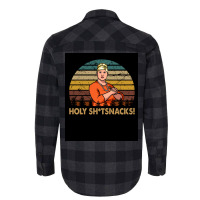 Vintage Archers Films Holy Shtsnacks Poster Flannel Shirt | Artistshot