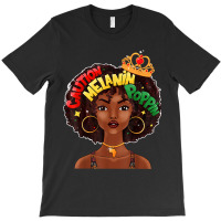 Caution Melanin Poppin Black Girl Magic African American T-shirt | Artistshot