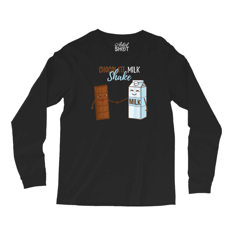 Chocolate And Milkshake Long Sleeve Shirts by Disgus_Thing | Artistshot