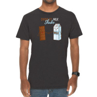 Chocolate And Milkshake Vintage T-shirt | Artistshot