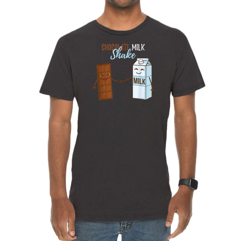 Chocolate And Milkshake Vintage T-Shirt by Disgus_Thing | Artistshot