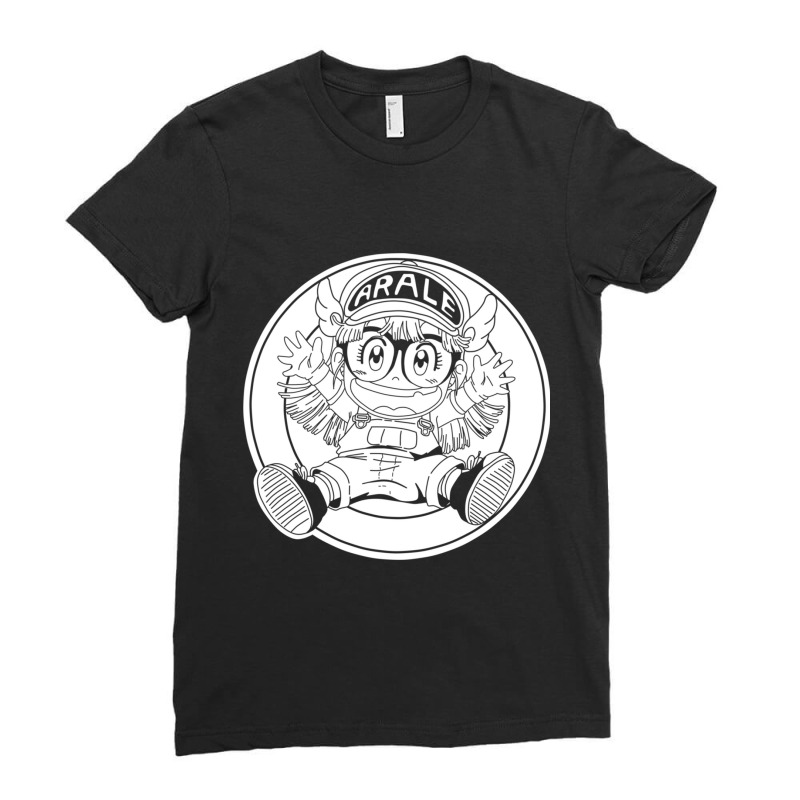 Arale Classic Ladies Fitted T-Shirt by NICHOLASGIBSONN | Artistshot