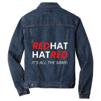 Redhat Hatred It_s All The Same Men Denim Jacket | Artistshot