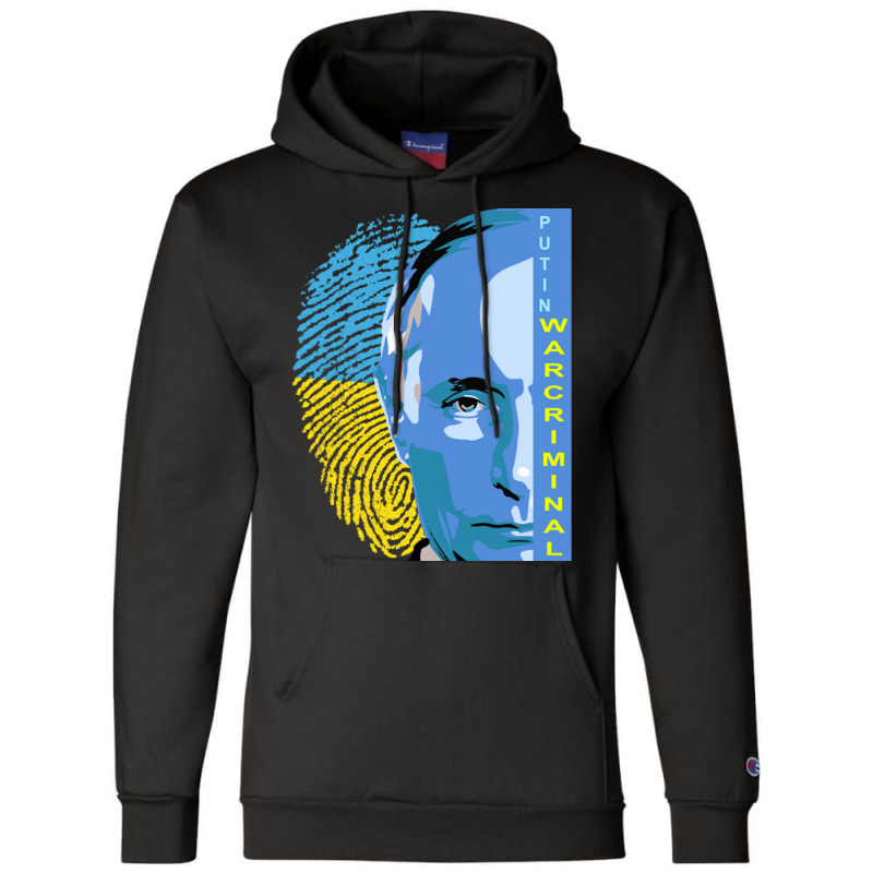 Putin War Criminal Champion Hoodie by adwoaafredyy | Artistshot