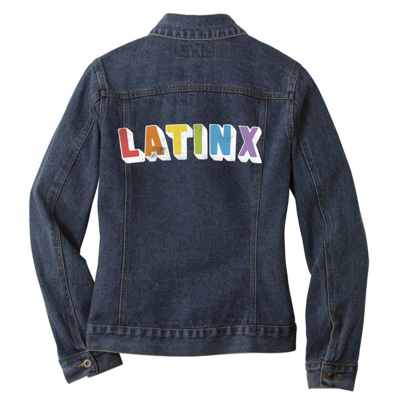 Latinx Original Retro Style Design Two Ladies Denim Jacket by CaridadAlstott | Artistshot