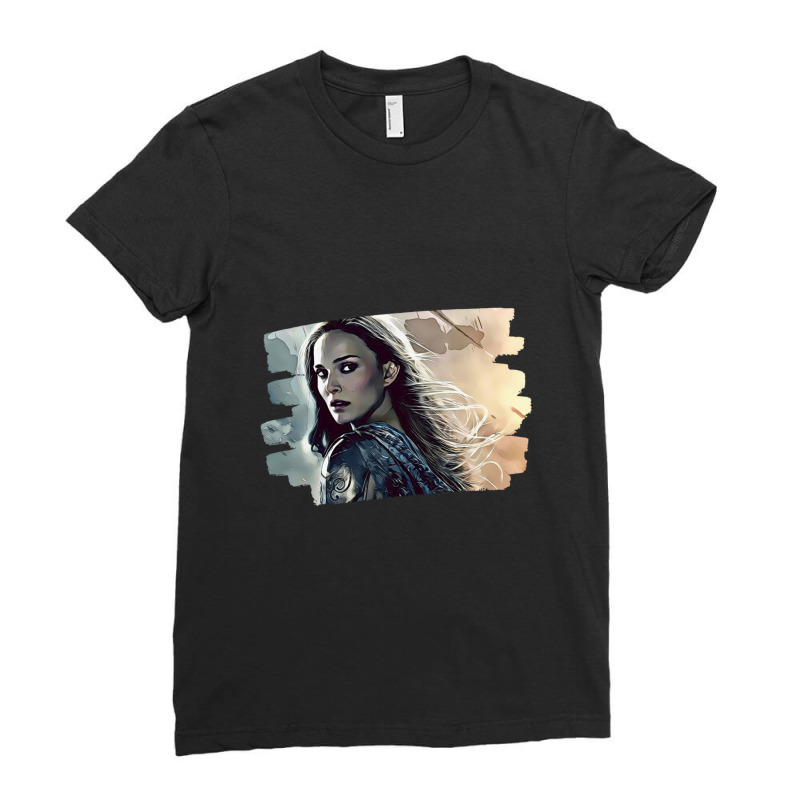 Natalie Portman Ladies Fitted T-Shirt by SusanneRestemayer | Artistshot