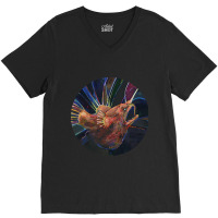 Fanfin Seadevil Painting - 2012 V-neck Tee | Artistshot