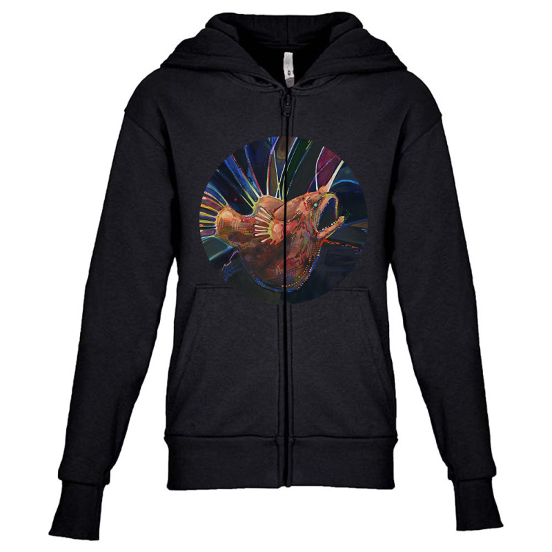 Fanfin Seadevil Painting - 2012 Youth Zipper Hoodie by Rios Arevalo | Artistshot