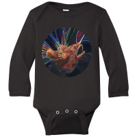 Fanfin Seadevil Painting - 2012 Long Sleeve Baby Bodysuit | Artistshot