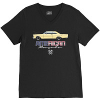 American Muscle Phoenician Yellow V-neck Tee | Artistshot