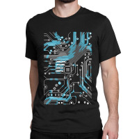 Chip Printed Circuit Cool Computer Techy Nerd Engineer Pullover Classic T-shirt | Artistshot