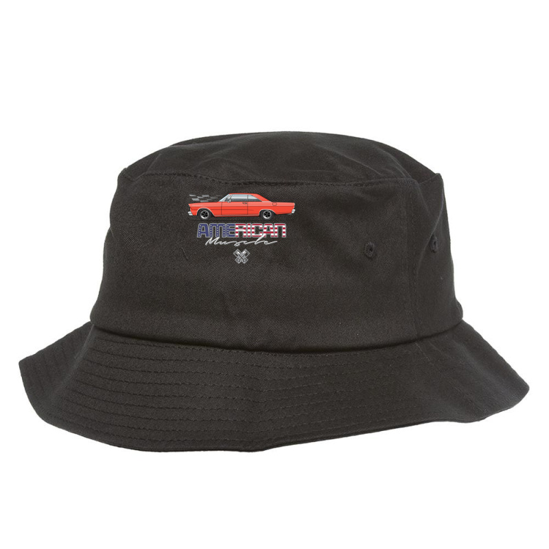 American Muscle Poppy Red Bucket Hat | Artistshot