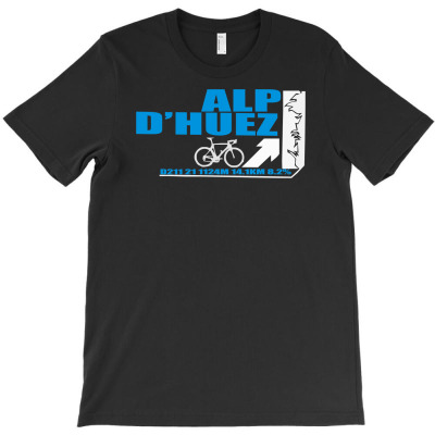 Tour De France Alp D'huez Cycling T-shirt Designed By Erni Julianti