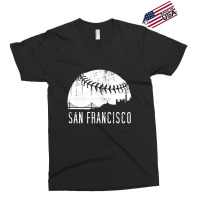 Limited Edition Sf City Skyline San Francisco City Baseball Exclusive T-shirt | Artistshot