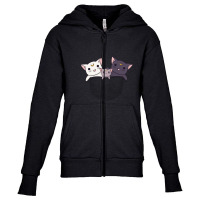 Pocket Lunar Family Youth Zipper Hoodie | Artistshot