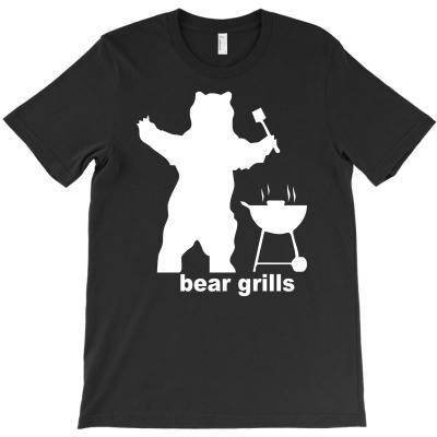 Bear Grills Bbq Funny T-shirt Designed By Erni Julianti
