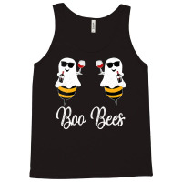 Womens Boo Bees Couples Halloween  Wine Drinking Women Party Vneck Tank Top | Artistshot