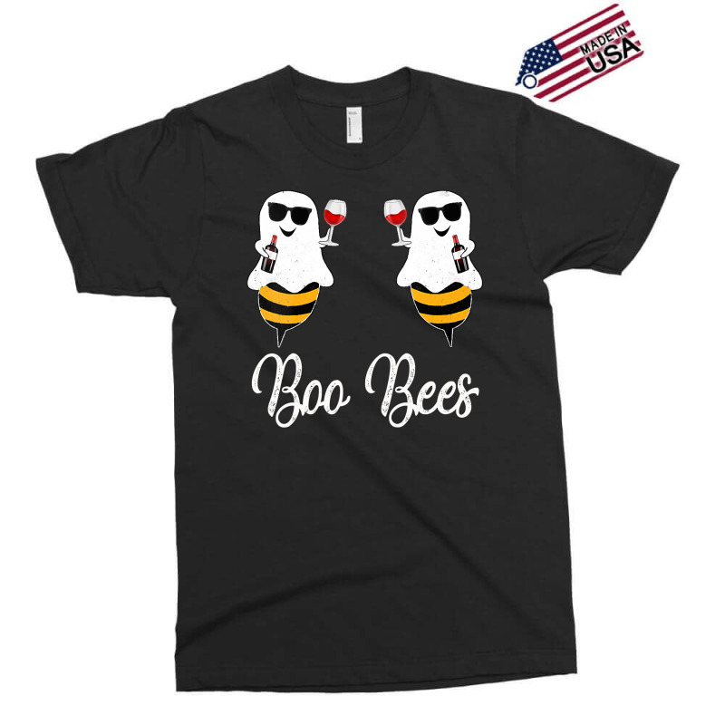 Womens Boo Bees Couples Halloween  Wine Drinking Women Party Vneck Exclusive T-shirt | Artistshot