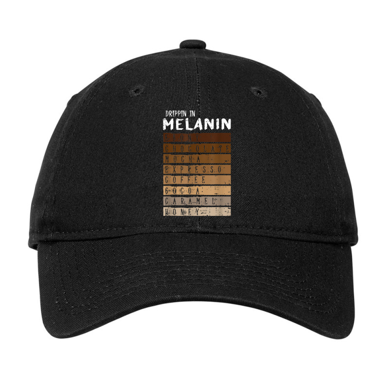 Drippin Melanin Black Lives Matter Pride Proud African Gifts Adjustable Cap | Artistshot