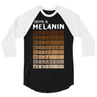 Drippin Melanin Black Lives Matter Pride Proud African Gifts 3/4 Sleeve Shirt | Artistshot