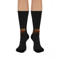 Drippin Melanin Every Shade Slays Black History Gift _002 Crew Socks | Artistshot