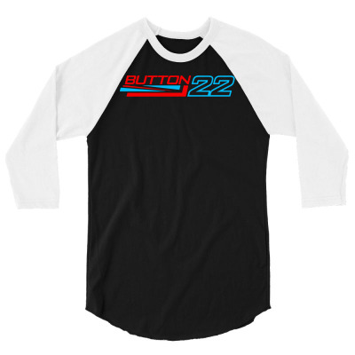 Jenson Button 22 Formula 1 Motor Racing 3/4 Sleeve Shirt Designed By Erni