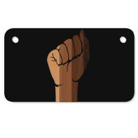 Drippin Melanin Fist Black Pride Black History Month Gift _002 Motorcycle License Plate | Artistshot