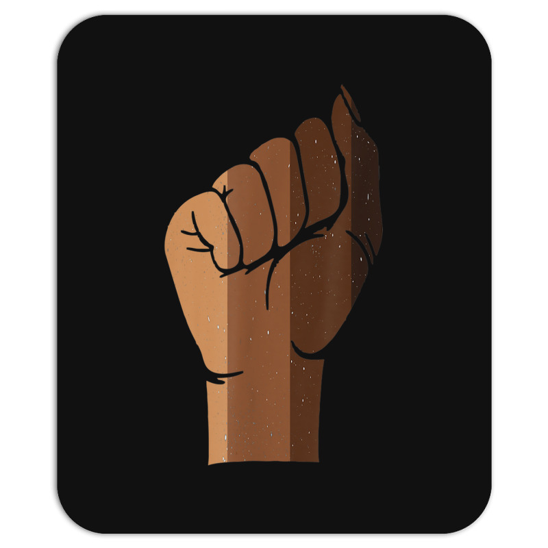 Drippin Melanin Fist Black Pride Black History Month Gift _002 Mousepad | Artistshot