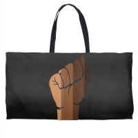 Drippin Melanin Fist Black Pride Black History Month Gift _002 Weekender Totes | Artistshot