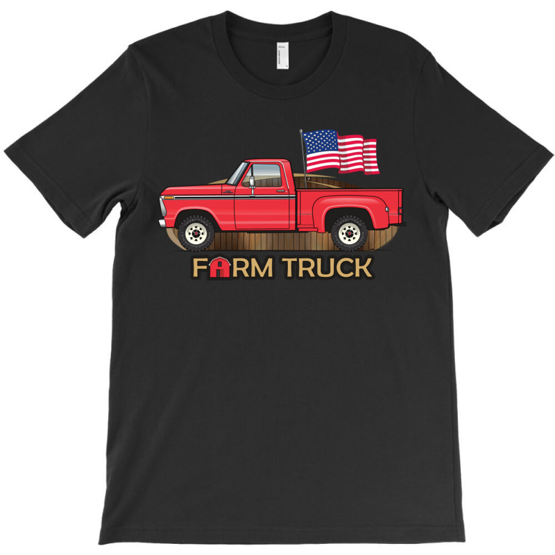 Farm Truck Stepside Castillo Red T-shirt | Artistshot