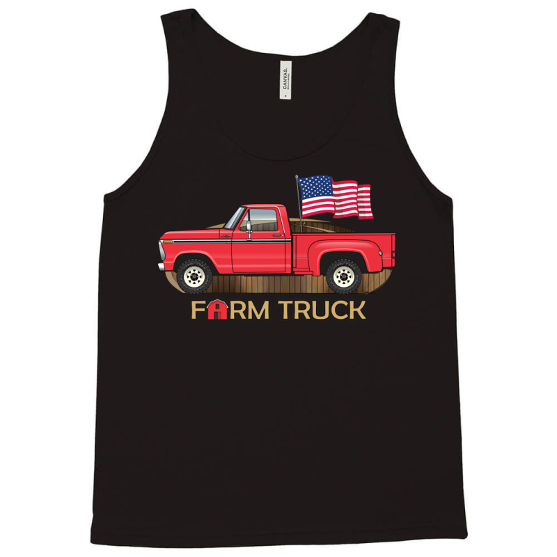 Farm Truck Stepside Castillo Red Tank Top | Artistshot