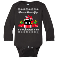 Chococat Ugly Sweater Christmas Long Sleeve Baby Bodysuit | Artistshot